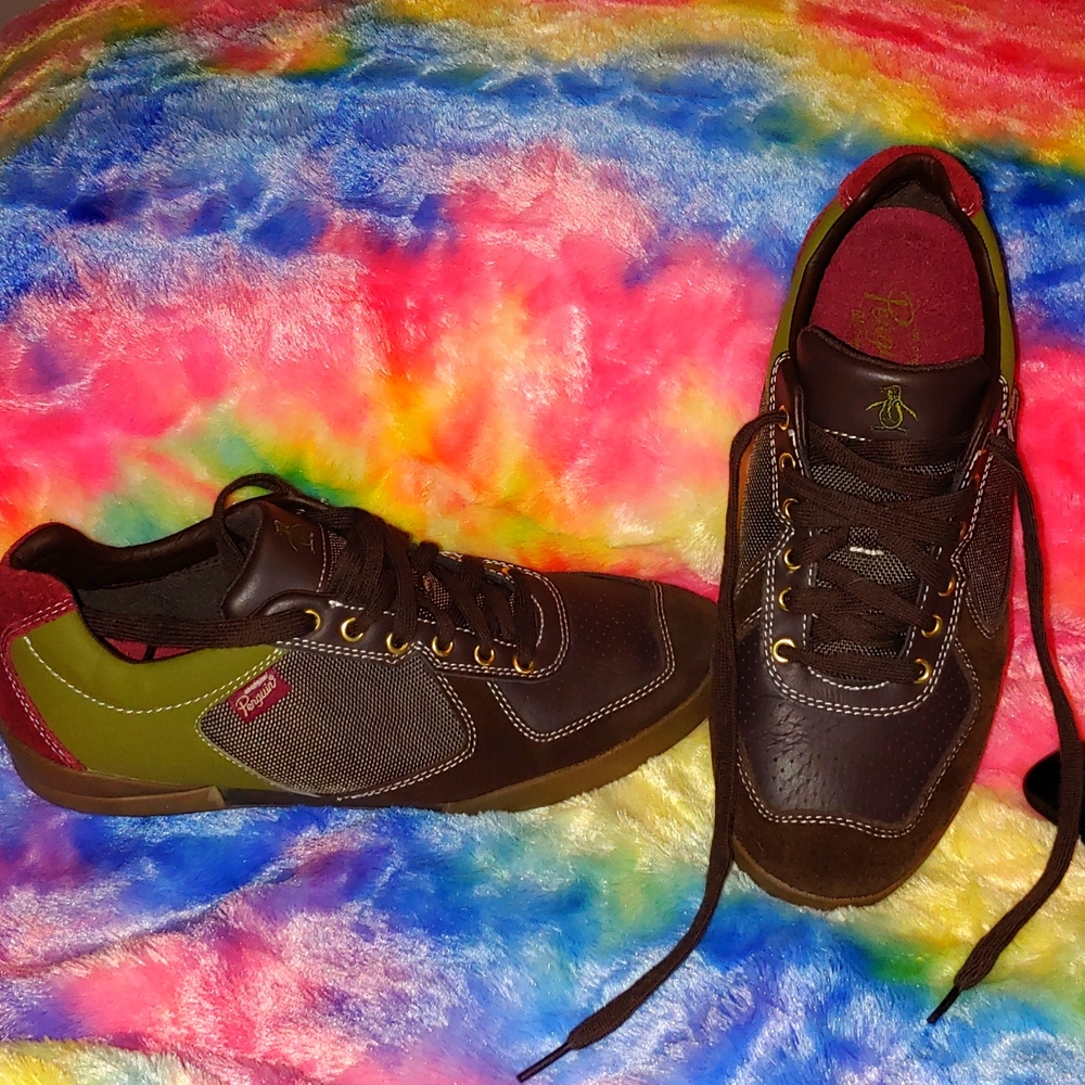 The Original Penguin Mens Size 8.5 Fandango Color block Shoes